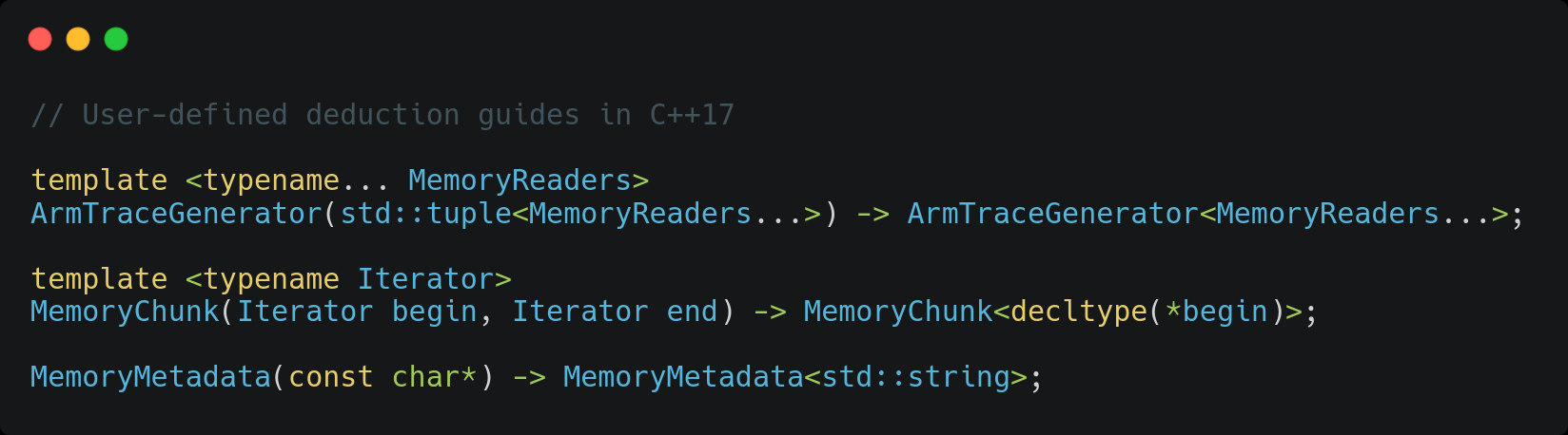 Cover Image User-Defined Deduction Guides for Class Templates in C++